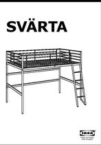IKEA SVÄRTA Hoogslaper - Perfect voor kleine ruimtes!, Ophalen, Eenpersoons, 160 tot 180 cm, Zo goed als nieuw