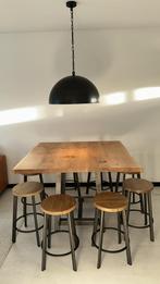 Grote zwarte hanglamp industria gold 60cm, Ophalen, Nieuw, 75 cm of meer