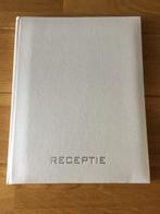 Luxe receptieboek met vakjes gastenboek receptie, Nieuw, Ophalen of Verzenden