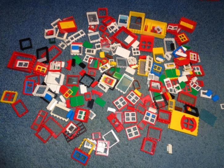 Partij B641=Lego ramen en deuren, Kinderen en Baby's, Speelgoed | Duplo en Lego, Gebruikt, Lego, Losse stenen, Ophalen of Verzenden