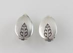 Zilveren oorclips Georg Jensen / Gundolph Albertus, Sieraden, Tassen en Uiterlijk, Antieke sieraden, Ophalen of Verzenden, Zilver