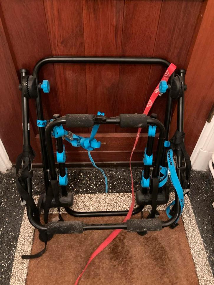 BTwin 320 Fietsendrager - Achterklep - 3 Fietsen, Auto diversen, Fietsendragers, Gebruikt, Achterklepdrager, 3 fietsen of meer