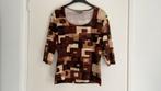 Shirt t-shirt  Cartoon maat L bruin beige zand, Cartoon, Beige, Maat 42/44 (L), Ophalen of Verzenden
