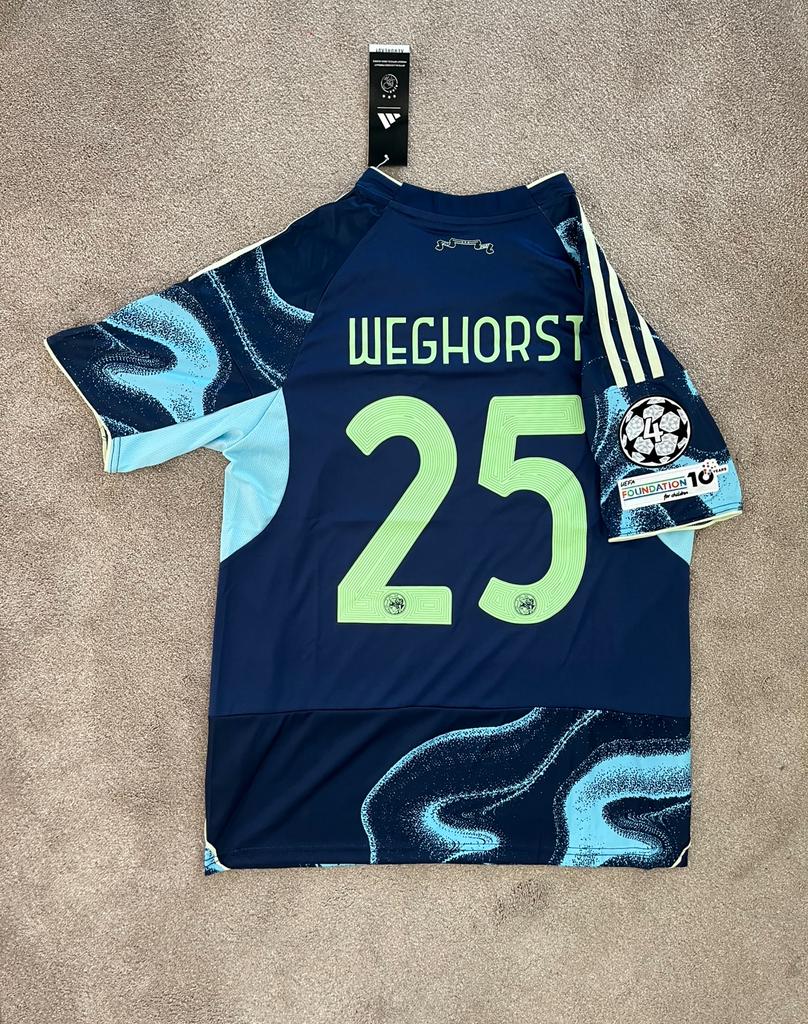 Ajax Uitshirt 2025/2026 - Nieuw - maat M, Maat 38/40 (M), Blauw, Nieuw, Ophalen of Verzenden