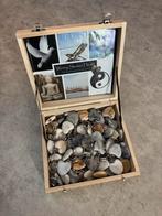 Partij Stenen Sleutelhangers Hartvorm + Display, Ophalen of Verzenden, Nieuw, Overige kleuren, Overige materialen