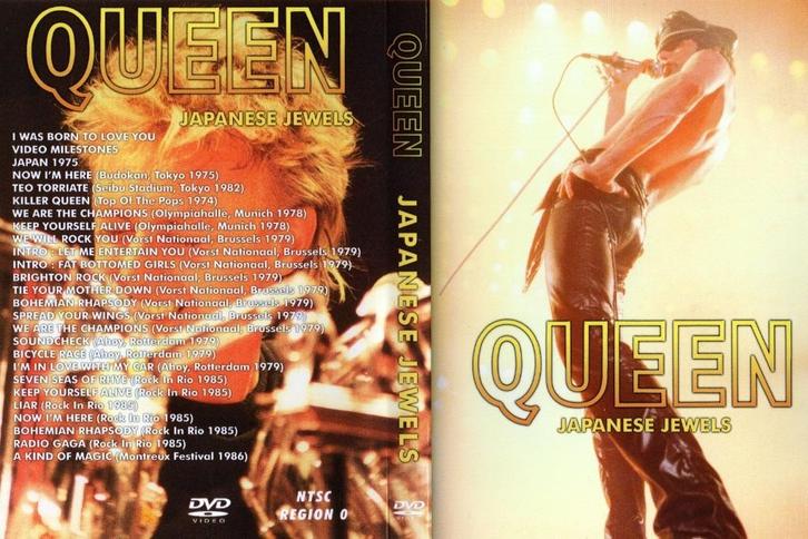 Queen japanese jewels, Cd's en Dvd's, Dvd's | Muziek en Concerten, Muziek en Concerten, Alle leeftijden, Verzenden