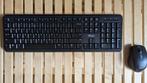 Wireless Keyboard & Mouse - QWERTY - Black, Ophalen, Zo goed als nieuw