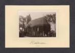 Foto Huizum Friesland Kerk Kerkhof Graven Jaren 30., Verzamelen, Foto's en Prenten, Verzenden, Foto, Zo goed als nieuw, Gebouw
