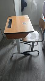 Vintage lessenaar met stoel, Ophalen, Gebruikt