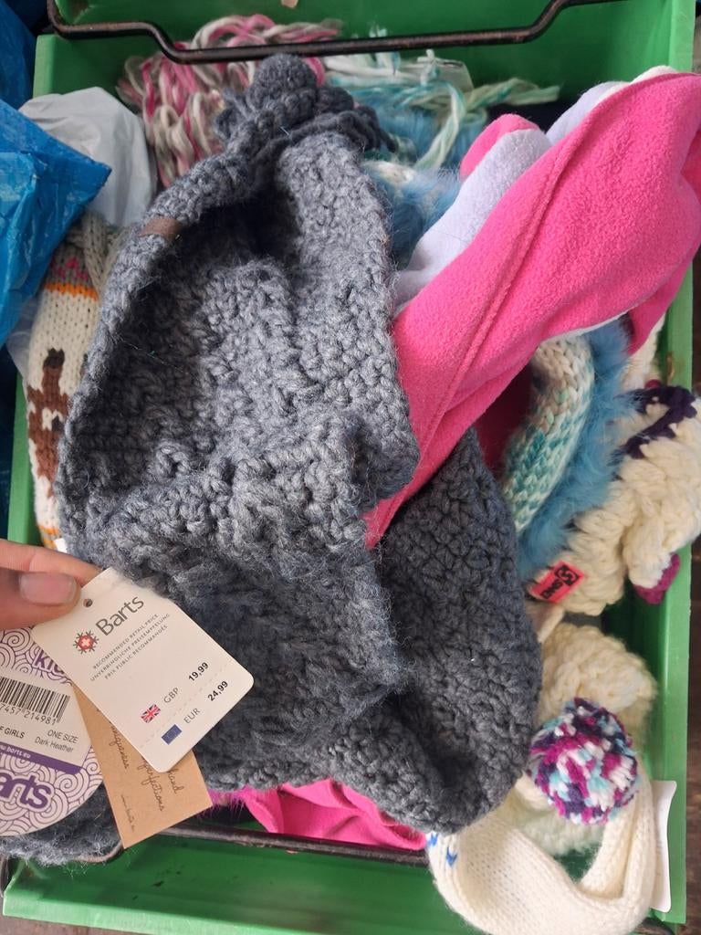 Kinderhandschoenen wintersjaals en mutsen per stuk of partij