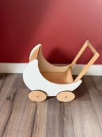 Ooh Noo Houten Poppenwagen - Stijlvol Speelgoed, Ophalen, Gebruikt, Duw- of Trekspeelgoed
