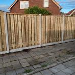 schutting hout beton met extra korting in december, Tuin en Terras, Schuttingen, Ophalen, 1 tot 2 meter, 6 meter of meer, Nieuw