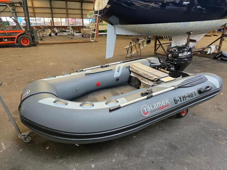 Talamex Highline HLX 300 storm grey airdeck 15PK + garantie, Watersport en Boten, Rubberboten, Zo goed als nieuw, Overige merken