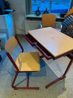 Schooltafel met stoel, Ophalen, Gebruikt, Tafel(s) en Stoel(en)