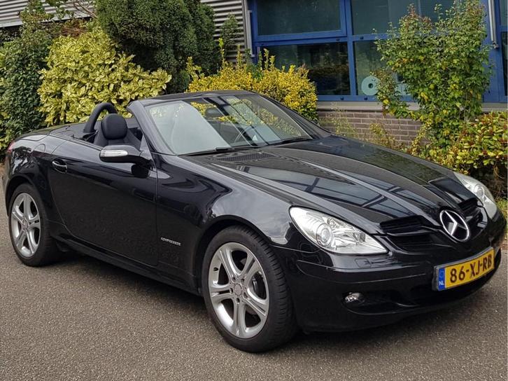 Mercedes-Benz SLK Slk 200 Kompr Aut Navi Leder Nette Staat!, Auto's, Mercedes-Benz, Te koop, SLK, ABS, Airbags, Airconditioning