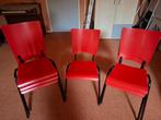 stapelstoelen, Huis en Inrichting, Ophalen, Gebruikt, Vijf, Zes of meer stoelen, Metaal