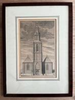 Vlaardingen Gravure - Grote Kerk - Ingelijst, Antiek en Kunst, Ophalen