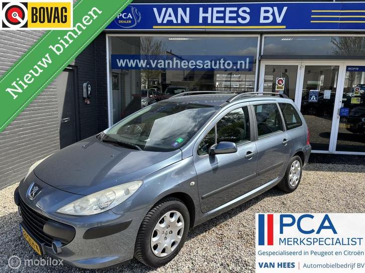 Peugeot 307 Break 1.4-16V XR met airco en trekhaak, Auto's, Peugeot, Bedrijf, Te koop, ABS, Airbags, Airconditioning, Alarm, Boordcomputer