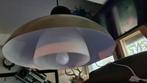 DIJKSTRA LAMPEN hanglamp jaren 60, Gebruikt, DIJKSTRA LAMPEN, Ophalen of Verzenden, Glas