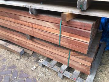 Hardhouten palen 4 meter superstrak tuinpalen beschikbaar voor biedingen