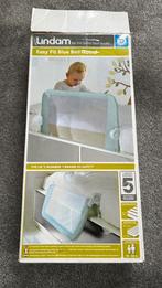 Lindham bedhekje bedguard easy fit lichtblauw, Huis en Inrichting, Ophalen, Zo goed als nieuw, Eenpersoons, Blauw