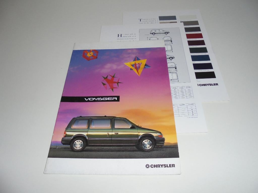 brochure Chrysler Voyager, Ophalen of Verzenden, Gelezen, Overige merken