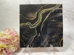 Ambiente knutsel servetten marble zwart decoupage 553, Hobby en Vrije tijd, Knutselen, Verzenden, Nieuw, Materiaal