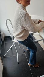 OPKLAPBARE STRIJKSTOEL., Ophalen, Wit, Zo goed als nieuw, Metaal