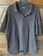 Zwarte polo, polo-shirt, herenshirt; L, large; Conte Mancini, Kleding | Heren, Ophalen of Verzenden, Gedragen, Maat 52/54 (L)