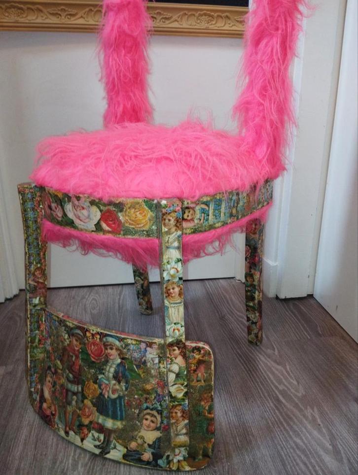 Uniek Kunstzinnig Stoeltje, Antiek en Kunst, Antiek | Meubels | Stoelen en Banken, Ophalen