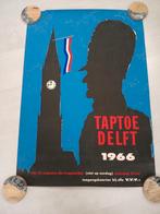 Fraaie poster : TAPTOE  DELFT   1966, Ophalen of Verzenden, Zo goed als nieuw, A1 t/m A3