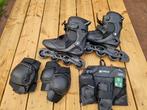 Skeelers 40 + beschermers, Zo goed als nieuw, Inline skates 4 wielen, Ophalen, Overige merken