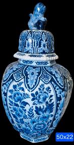 Grote Old Delft vaas 50 cm, Huis en Inrichting, Ophalen of Verzenden