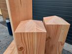 Hekpalen,  Poortpalen  Lariks, Tuin en Terras, Tuinhekken en Hekwerk, Ophalen of Verzenden, Nieuw, Hout, Tuinhek