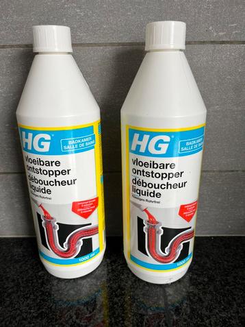 NIEUW - 2 st. HG vloeibare ontstopper 1000ml beschikbaar voor biedingen