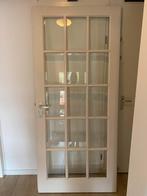 Massief houten binnendeur 211x93 cm, Gebruikt, 80 tot 100 cm, Binnendeur, Ophalen of Verzenden