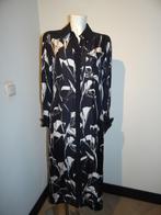 Mugler door knoop jurk zwart wit merk manchet knoop M, Maat 38/40 (M), Verzenden, Zwart, Zo goed als nieuw