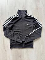 Zwart Adidas vest met Witte Strepen - kindermaat L, Zwart, Adidas, Gedragen, Algemeen