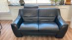 Leren bank 3 zits plus 2,5 zits, Huis en Inrichting, Ophalen, Zo goed als nieuw, 75 tot 100 cm, Tweepersoons
