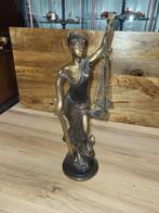 Bronzen Vrouwe Justitia - 41 cm, Antiek en Kunst, Ophalen of Verzenden, Brons