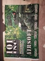 Vlag met sniper. Leuk voor in een mancave. 1,04 X 1.58mtr, Ophalen of Verzenden, Zo goed als nieuw