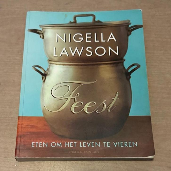 Nigella Lawson - Feest, Boeken, Kookboeken, Gelezen, Voorgerechten en Soepen, Hoofdgerechten, Taart, Gebak en Desserts, Overige typen