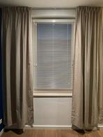 Mooie overgordijnen, zand / ecru / taupe, set van 2 stuks., Huis en Inrichting, Stoffering | Gordijnen en Lamellen, Ophalen, Overige kleuren