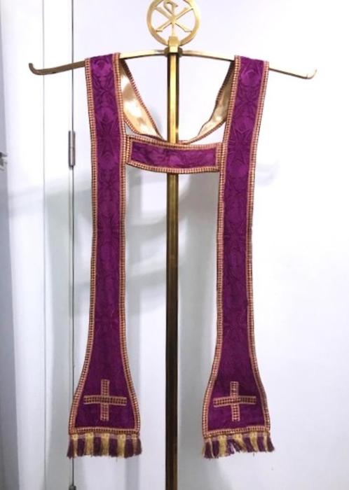 Kerk Priester Stola Kapstok gewaad vintage😍💑🙏🤗, Antiek en Kunst, Antiek | Religie, Ophalen of Verzenden