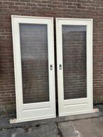 Ensuite deuren uit jaren 30 huis, Doe-het-zelf en Verbouw, Kozijnen en Schuifpuien, Gebruikt, Deurkozijn, Hout, Ophalen
