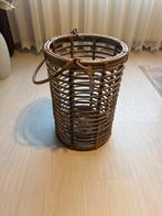 Rotan Mand - Stijlvol en Handig!, Gebruikt, Mand, Rond, Ophalen of Verzenden