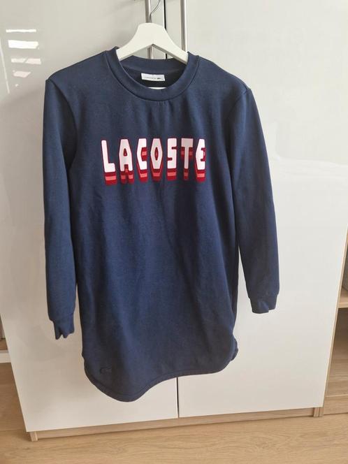 Lacoste sweater jurkje donkerblauw mt 34, Kleding | Dames, Jurken, Zo goed als nieuw, Maat 34 (XS) of kleiner, Blauw, Boven de knie