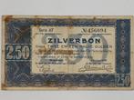 Nederland Zilverbon (2,5) twee en een halve gulden 1938, Postzegels en Munten, Bankbiljetten | Nederland, Ophalen of Verzenden