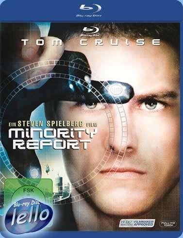Blu-ray: Minority Report (2002 Tom Cruise, Colin Farrell) DE, Cd's en Dvd's, Blu-ray, Ophalen of Verzenden, Nieuw in verpakking
