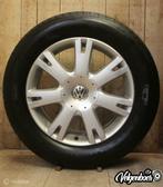 Volkswagen Touareg velgen + ZGAN Goodyear zomerbanden!, Auto-onderdelen, Banden en Velgen, 18 inch, Gebruikt, 255 mm, Banden en Velgen